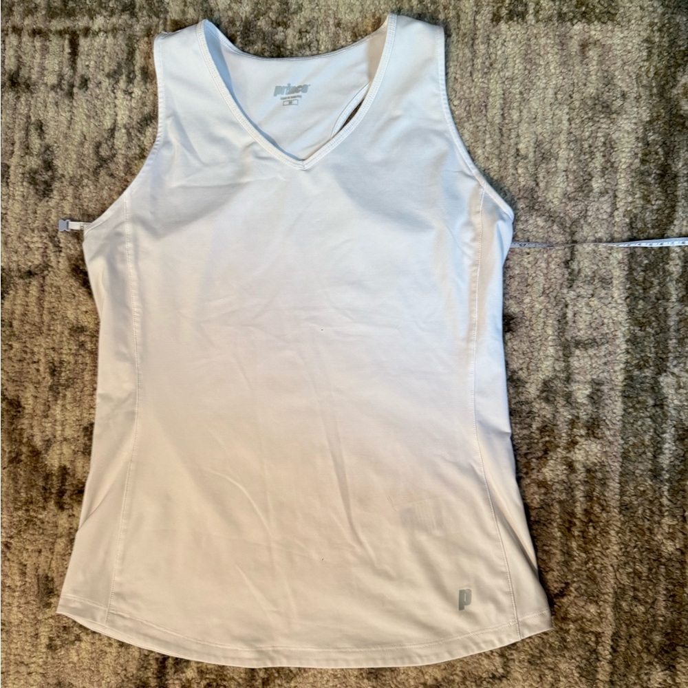 Women's White Sleeveless Top by Prince
